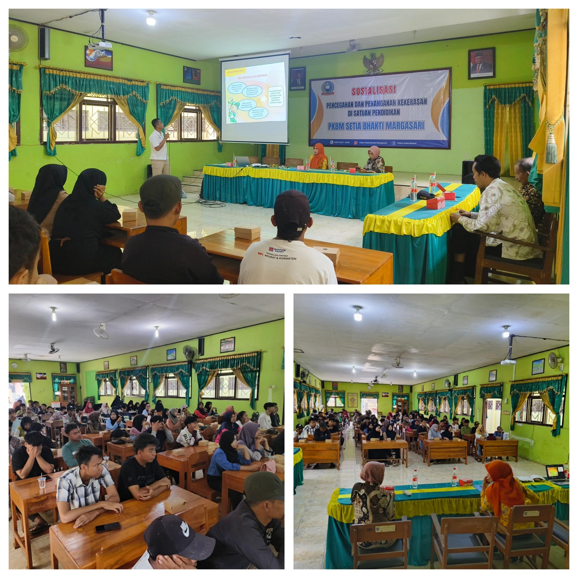 Sosialisasi Pencegahan dan Penanganan Kekerasan di Satuan Pendidikan PKBM Setia Bhakti